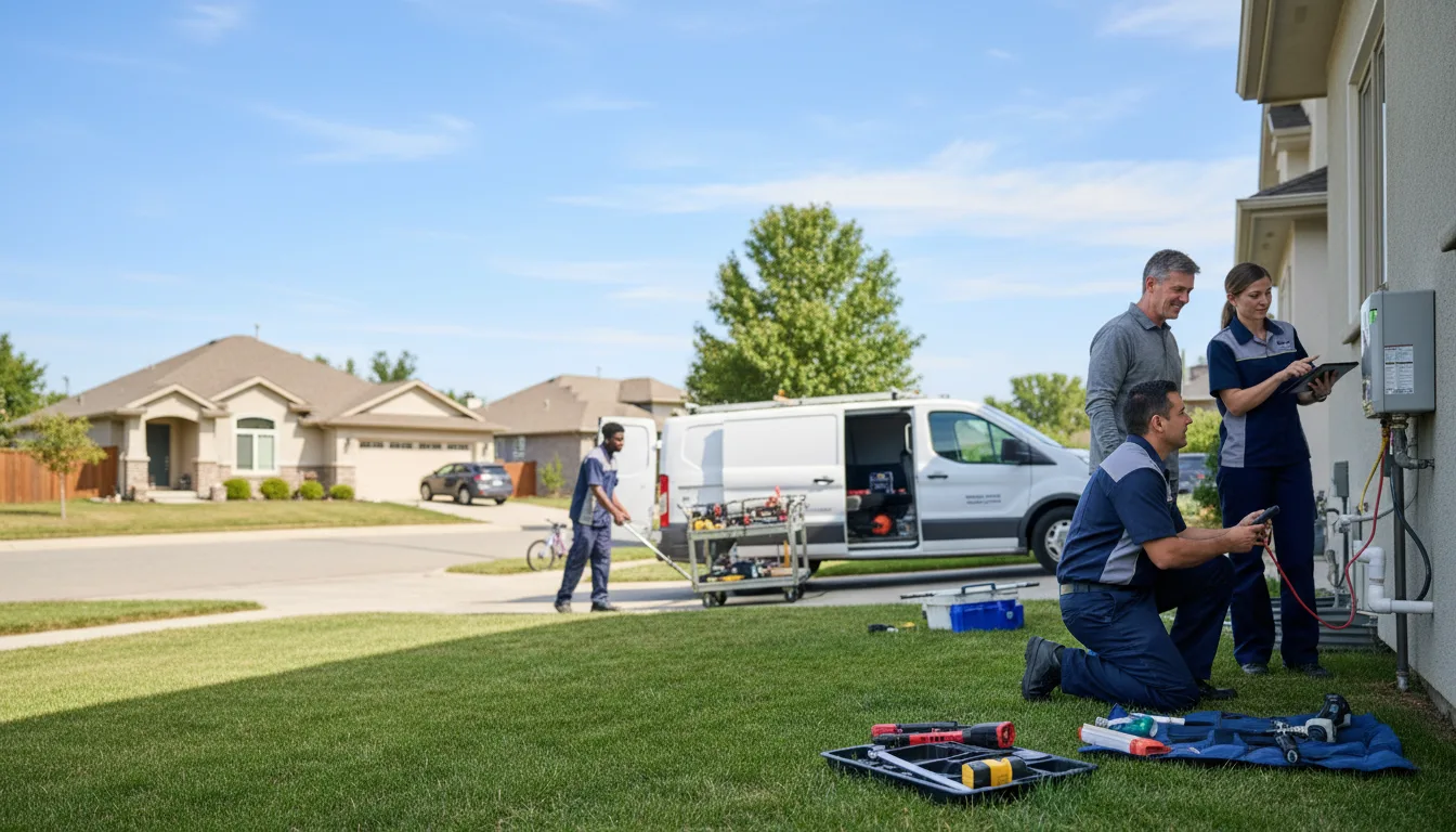 Tankless water heater service in Shamrock, OK